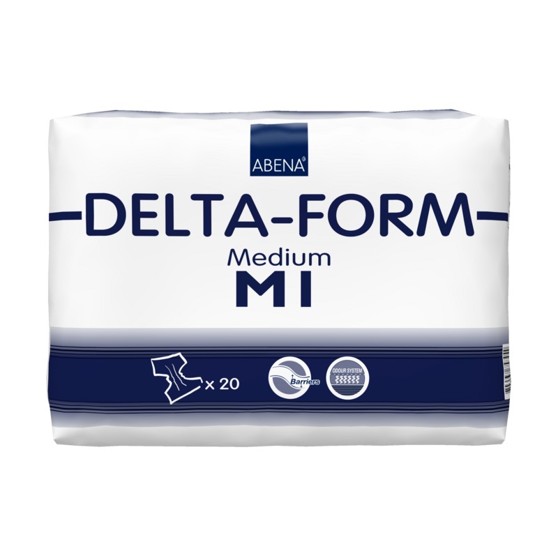 Abena Delta Form Adult Diaper Size M1 20Pcs